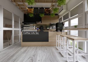 طراحی کافی شاپ مدرن