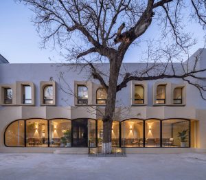 طراحی نمای بیرونی رستوران مدرن