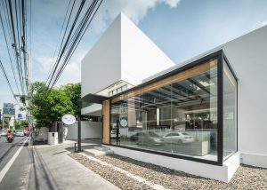 طراحی نمای بیرونی رستوران مدرن