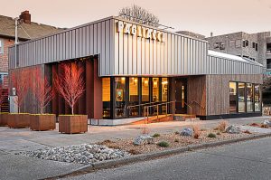 طراحی نمای بیرونی رستوران مدرن
