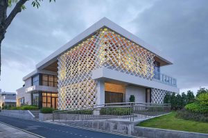 طراحی نمای بیرونی رستوران مدرن