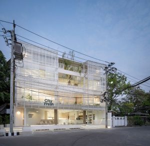 طراحی نمای بیرونی رستوران مدرن