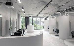 دکور آرایشگاه زنانه ساده و شیک
