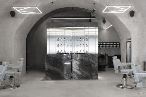 دکور آرایشگاه مردانه شیک