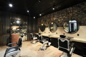 دکور آرایشگاه مردانه شیک